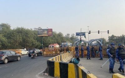 Traffic near Delhi borders remains affected