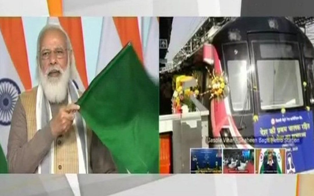 PM Modi inaugurates India’s first-ever driverless metro train