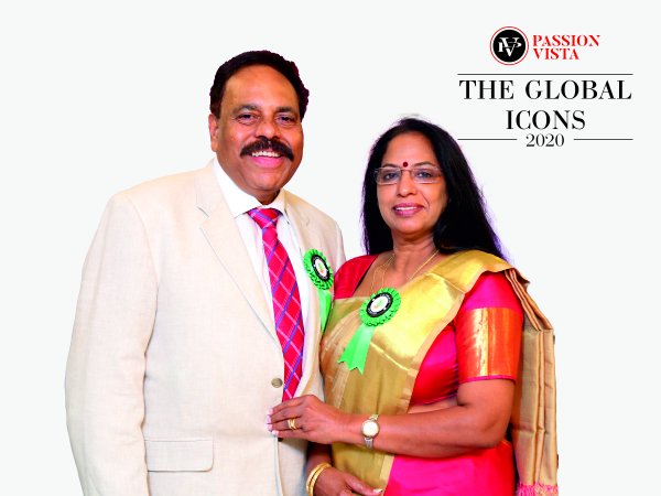 Passion Vista felicitated Mr & Mrs. Gopinathan Nair as “The Global Icon 2020”